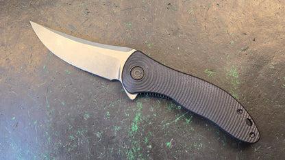 Civivi Synergy3 Black G10 Handle Nitro-V Trailing Point Plain Edge Stonewash (CLOSEOUT)