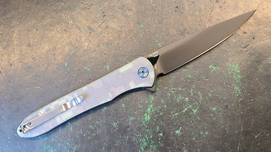 Artisan Cutlery Shark 1707PS-CF Carbon Fiber Handle D2 (Discount in cart)