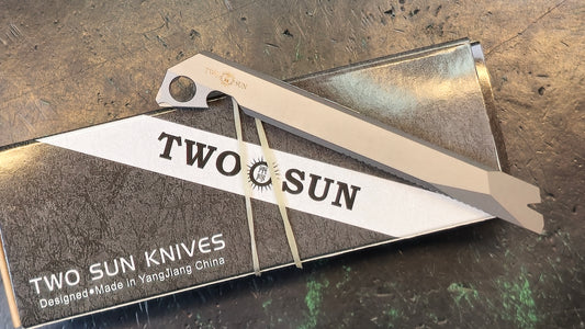 TwoSun EDC21 Sand Multitool Pry-Bar Screwdriver Gray Titanium Body (NEW)