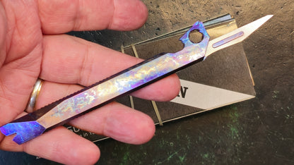 TwoSun EDC21 Color Multi-Tool Screwdriver Pry-Bar Color Titanium Body (NEW)