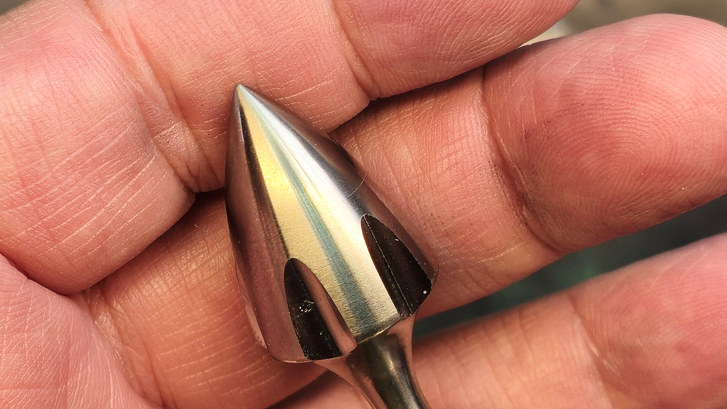 TwoSun EDC07 UP Self Defense Tool Titanium-With Grooves