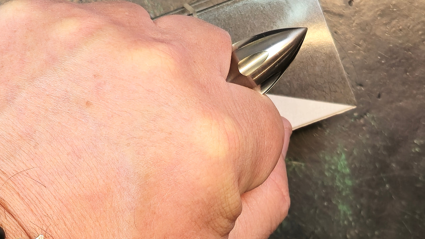 TwoSun EDC07 UP Self Defense Tool Titanium-With Grooves