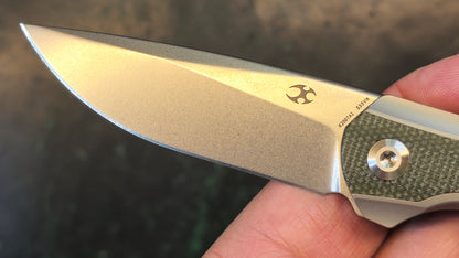 Kansept Mini Accipiter OD Micarta Handle S35VN (OPEN BOX - CLOSEOUT)