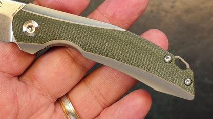 Kansept Mini Accipiter OD Micarta Handle S35VN (OPEN BOX - CLOSEOUT)