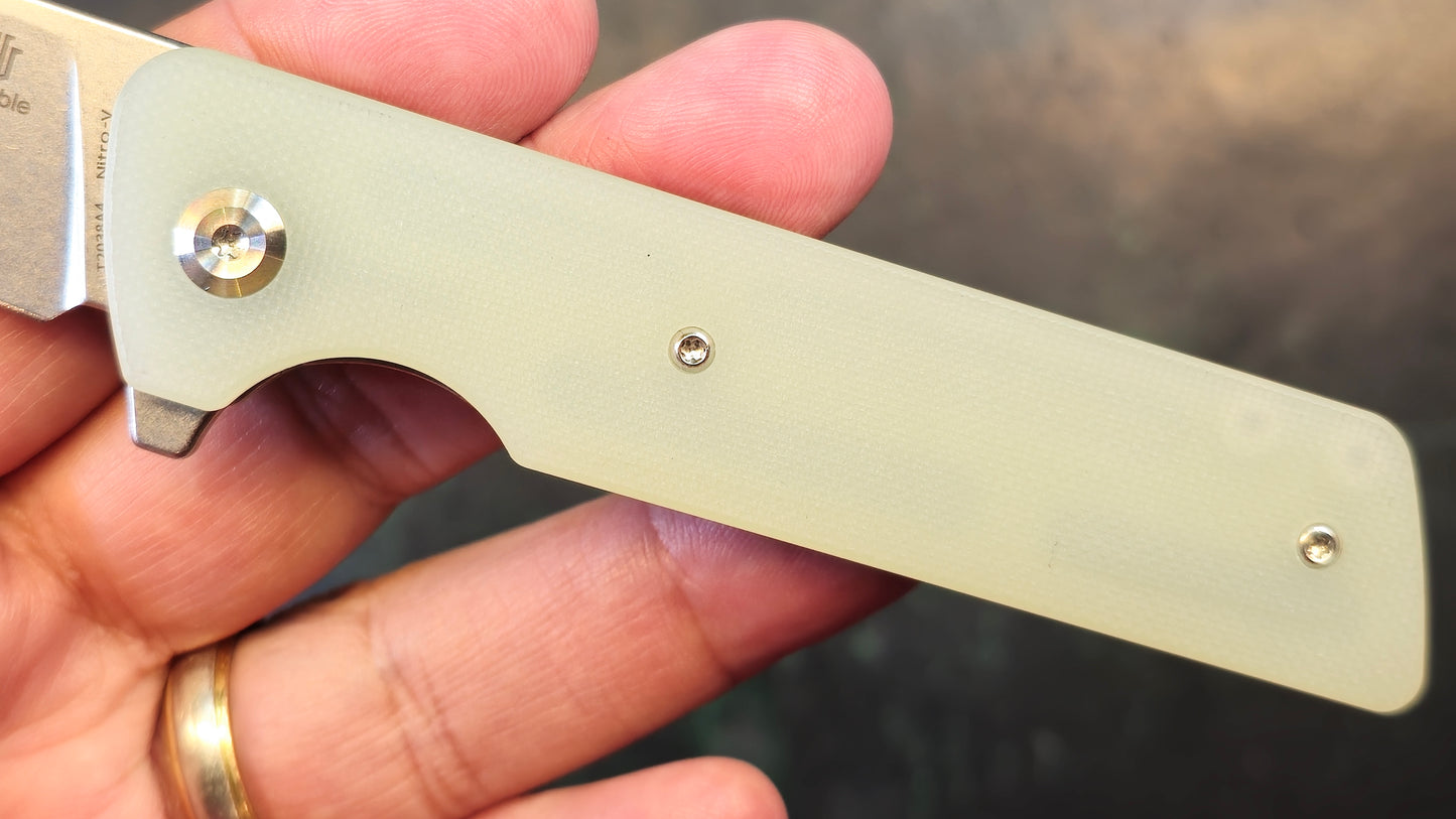 Tenable Anomaly Jade G10 Nitro-V Plain Edge Stonewash Finish (CLOSEOUT - OPENBOX)