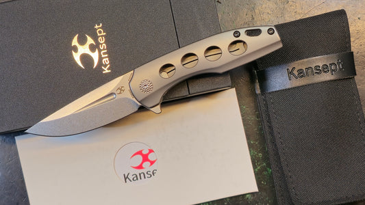 Kansept Cassowary Gray Titanium S35VN (NEW - Open Box)