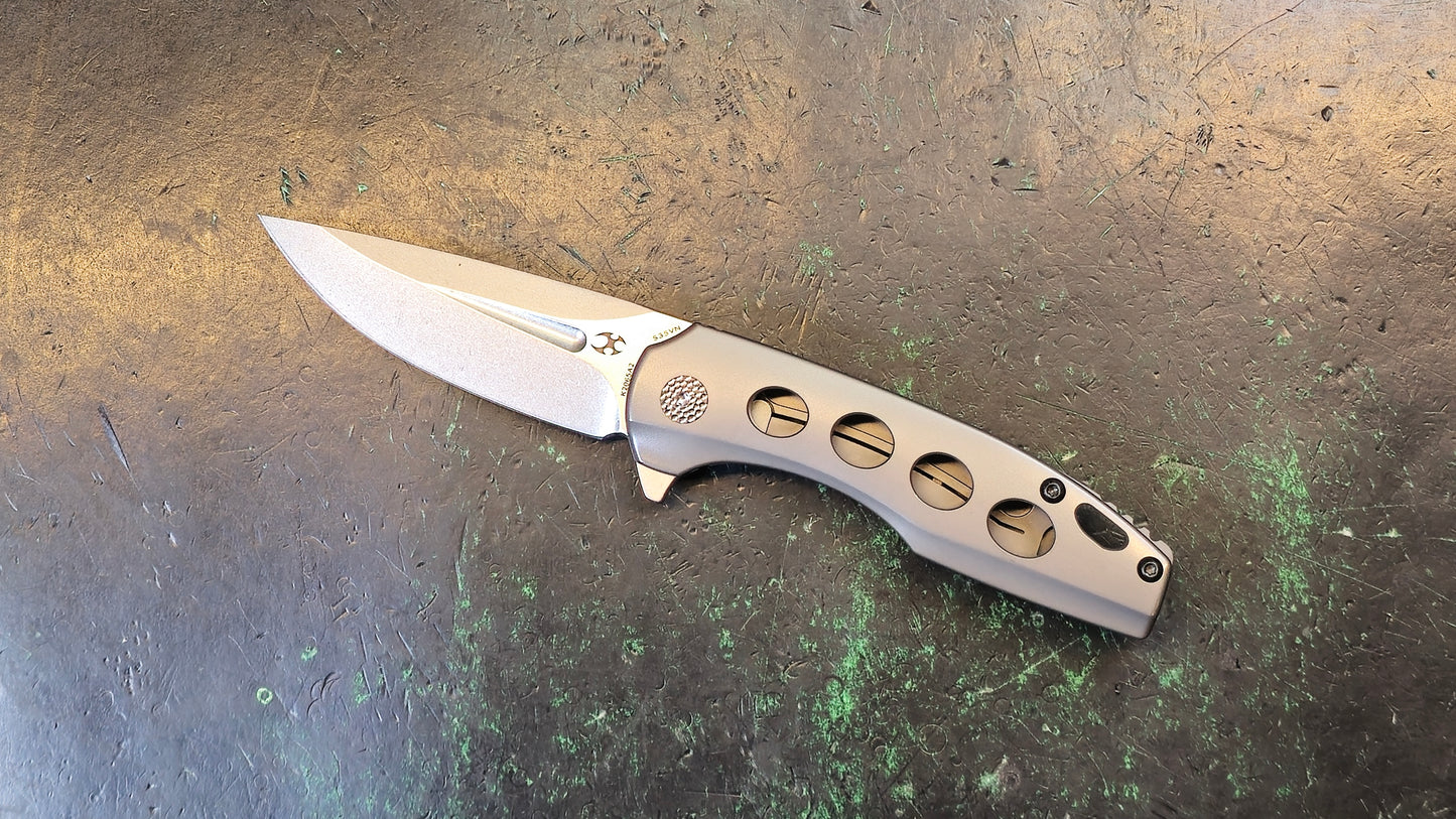 Kansept Cassowary Gray Titanium S35VN (NEW - Open Box)