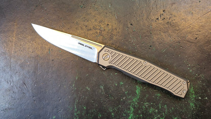 Real Steel Rokot Premium Gray Titanium Handle S35VN (NEW)