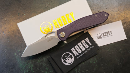 Kubey Drake Purple G10 3.46" Bohler M390 KB310G (NEW - OPEN BOX)