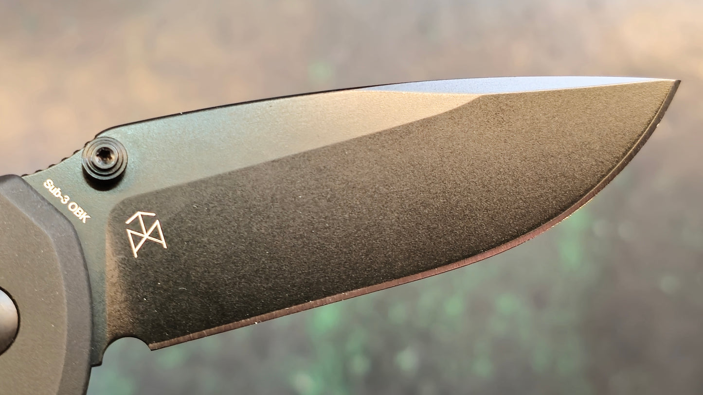 Kizer Sub-3 OBK 154CM Clutch Lock Aluminum (NEW - OPEN BOX)