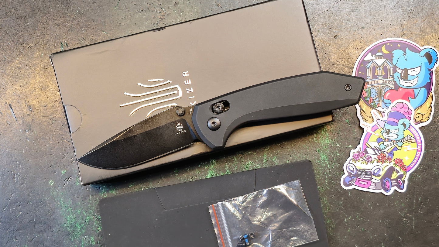 Kizer Sub-3 OBK 154CM Clutch Lock Aluminum (NEW - OPEN BOX)