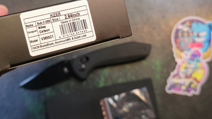 Kizer Sub-3 OBK 154CM Clutch Lock Aluminum (NEW - OPEN BOX)