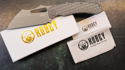 Kubey Sylow Darkblast Titanium 3.46" Darkwash 14C28N (NEW - OPEN BOX)