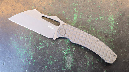 Kubey Sylow Darkblast Titanium 3.46" Darkwash 14C28N (NEW - OPEN BOX)