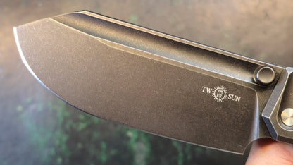 TWOSUN TS552 Black Titanium Handle D2 (NEW)