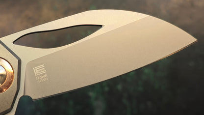 Kizer Hawk Liner Lock Folding Knife Titanium Handle S45VN (NEW - OPEN BOX)