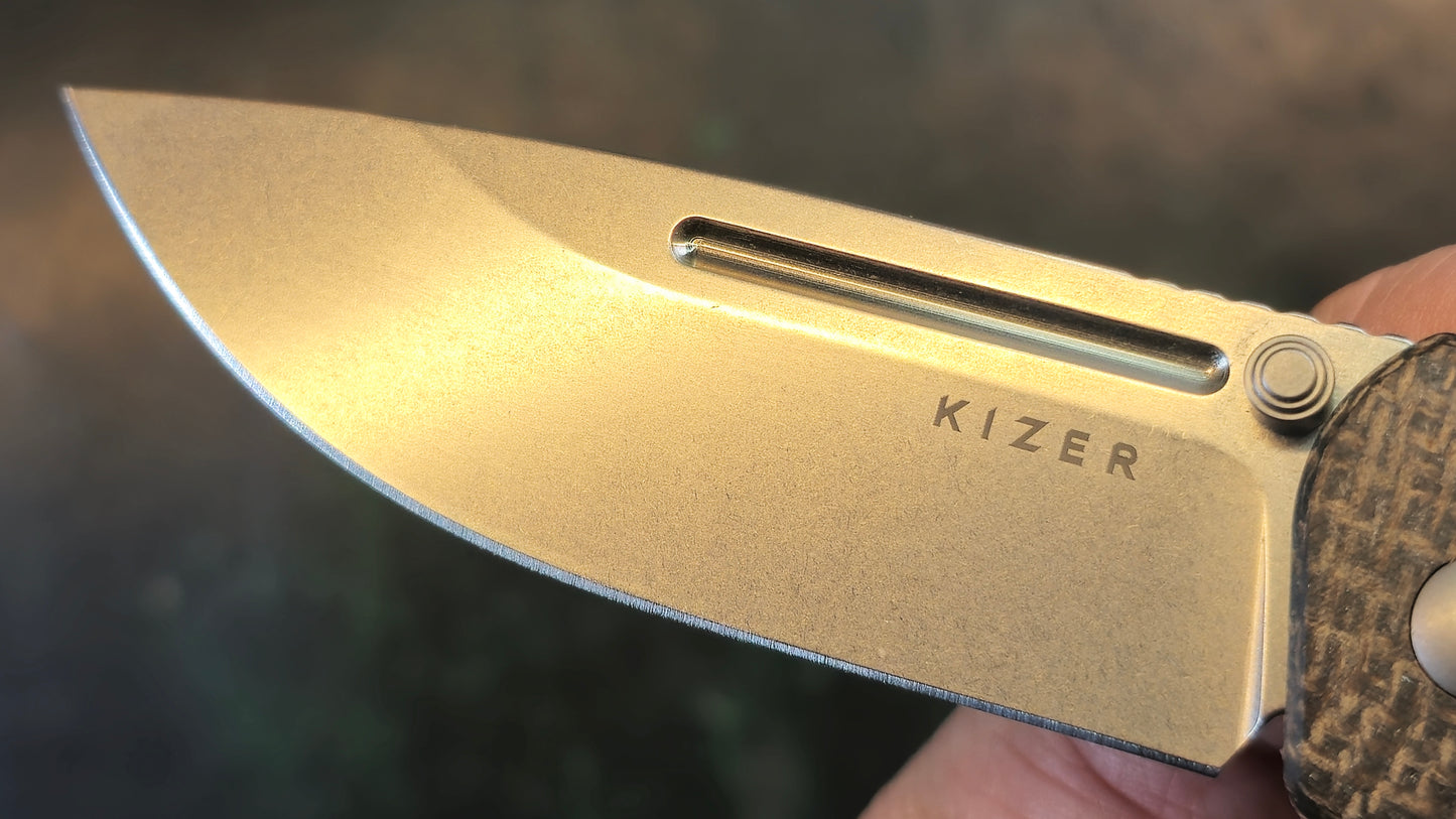 Kizer Escort | 154CM | Micarta (1 NIB & 1 NEW OPEN BOX)