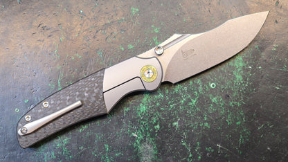 Twosun TS492 Titanium/Carbon Fiber Handle 14C28N (NEW)