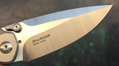 TWOSUN TS439 Titanium Handle M390 (NEW/CLOSEOUT)