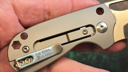 Kizer Catshark | N690 | Titanium+G10 (NEW - OPEN BOX)