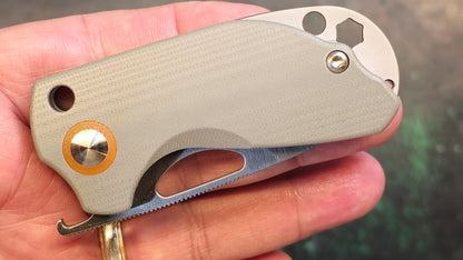 Kizer Catshark | N690 | Titanium+G10 (NEW - OPEN BOX)