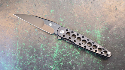 Mass Drop + Brad Zinker Dogtooth Titanium S35VN (NEW - Open Box)
