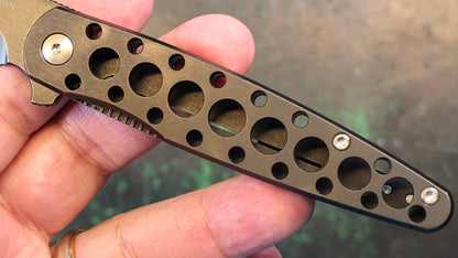 Mass Drop + Brad Zinker Dogtooth Titanium S35VN (NEW - Open Box)