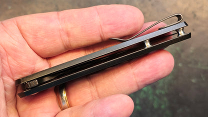 Mass Drop + Brad Zinker Dogtooth Titanium S35VN (NEW - Open Box)