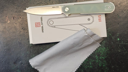 Real Steel Iris Natural G10 Satin 12C27  (New - OPEN BOX)