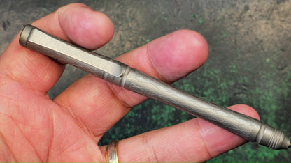 Twosun PEN04 TC4 Titanium Alloy Tactical Pocket Pen PEN04-StoneWash (NEW)