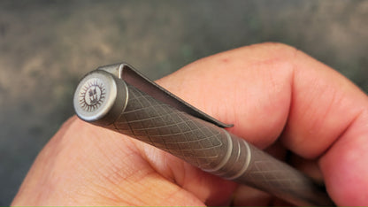 Twosun PEN04 TC4 Titanium Alloy Tactical Pocket Pen PEN04-StoneWash (NEW)
