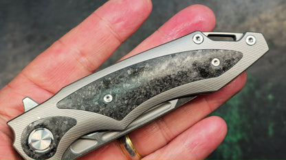 TWOSUN TS211 Titanium/Carbon Fiber Handle M390 (NEW)