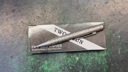 TWOSUN PEN36 Push Button Bolt Action Pen Titanium Body Black Ink (NEW)