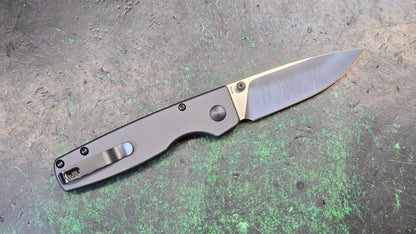 Kizer Original Black Aluminum Handle 3 Inch 154CM (NEW - OPEN BOX)