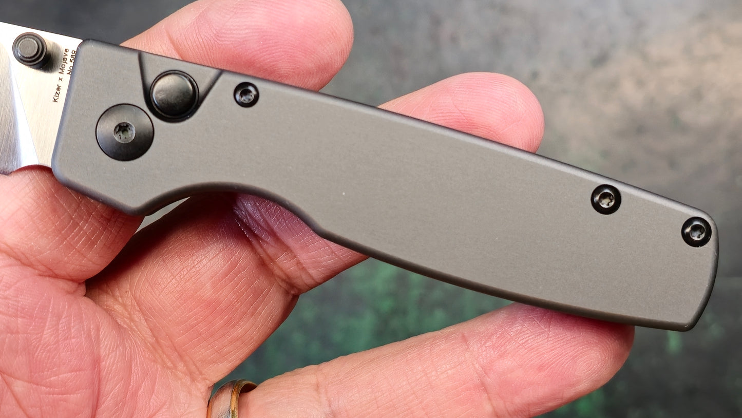 Kizer Original Black Aluminum Handle 3 Inch 154CM (NEW - OPEN BOX)