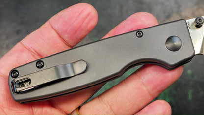 Kizer Original Black Aluminum Handle 3 Inch 154CM (NEW - OPEN BOX)