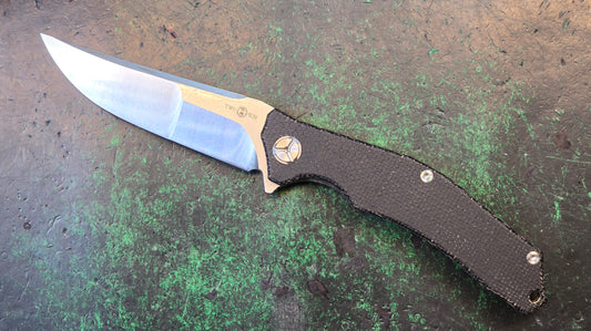 TwoSun TS392 Black Micarta Handle D2 (NEW)