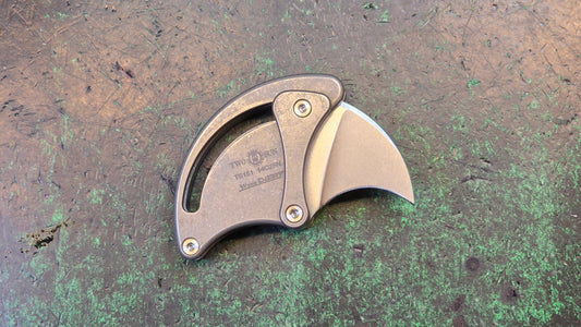 TWOSUN TS151 Mini Micro Stonewashed Ti Handle 14C28N (DISCOUNT IN CART)