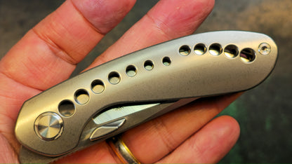 TWOSUN TS180 Titanium M390 TEPE Design #168 (NEW - OPEN BOX)