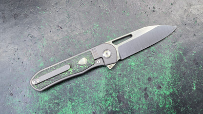 Tuya Mutt Titanium Green Carbon Fiber S90V (NEW)