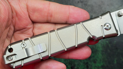 TWOSUN TS409 Button Lock #005 Titanium D2 (NEW - OPEN BOX)