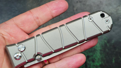 TWOSUN TS409 Button Lock #005 Titanium D2 (NEW - OPEN BOX)