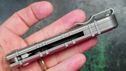 TWOSUN TS409 Button Lock #005 Titanium D2 (NEW - OPEN BOX)