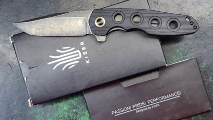 Kizer Z-82 Black G-10 Stonewashed N690 (NEW)