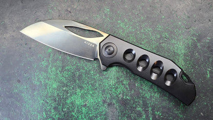 Kizer Hawk Titanium Handle Polished DLC M390 (NEW - OPEN BOX)