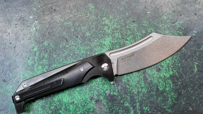 TWOSUN TS442 Black Micarta Titanium Handle N690 (NEW)
