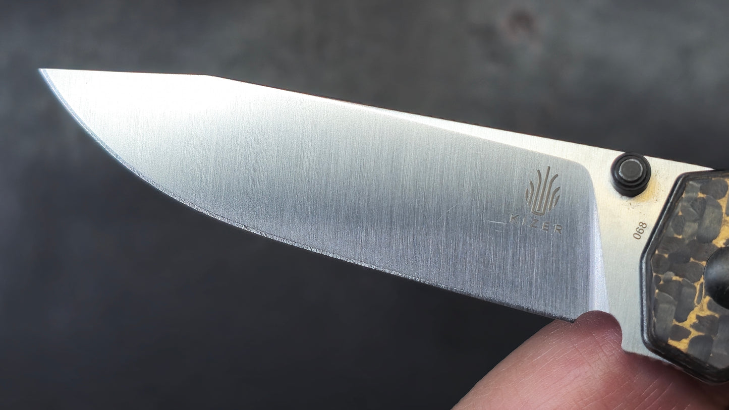 KIZER BEGLIETER2 Begleiter2 Fatcarbon CPM 20CV (USED)