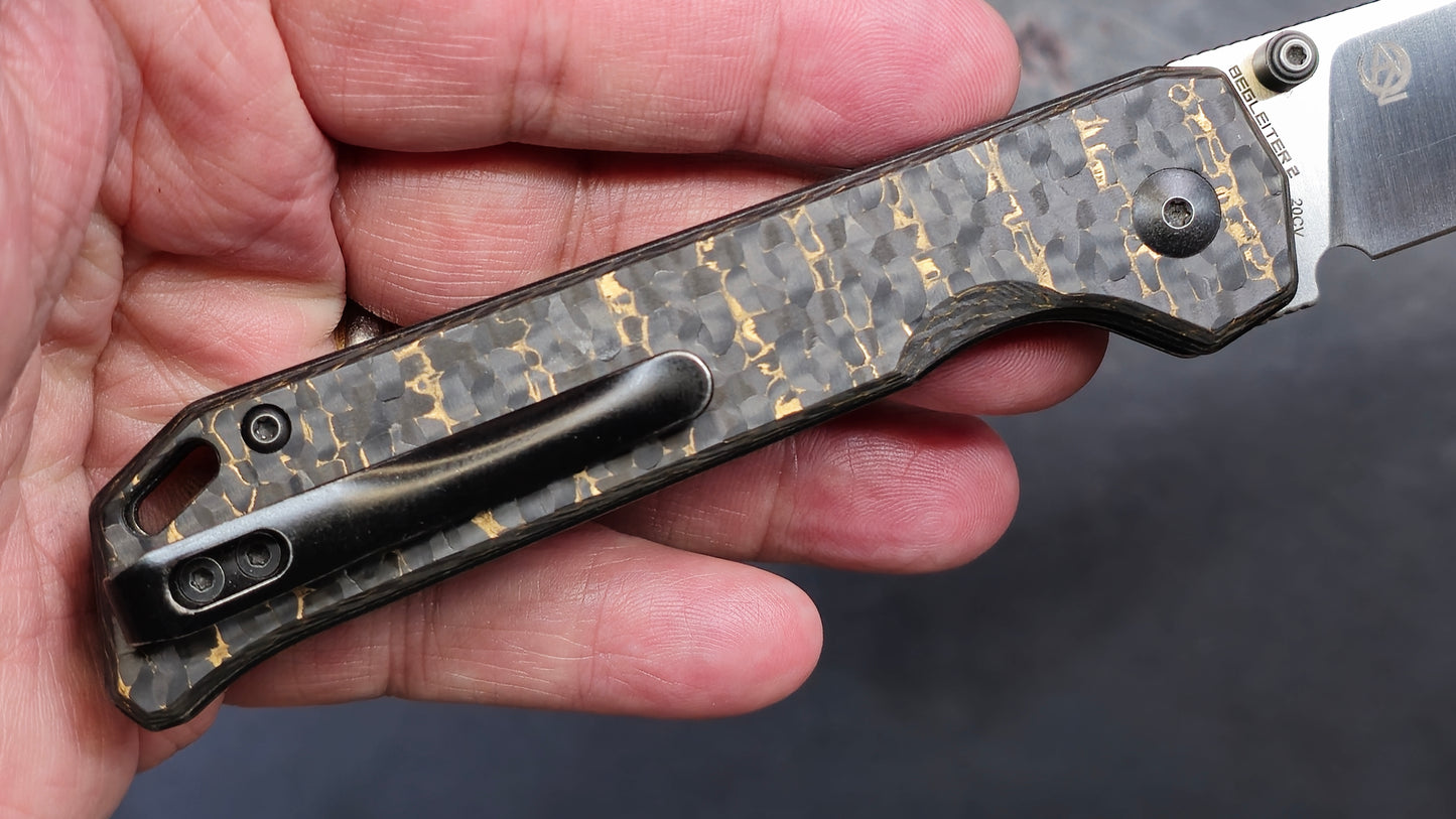 KIZER BEGLIETER2 Begleiter2 Fatcarbon CPM 20CV (USED)