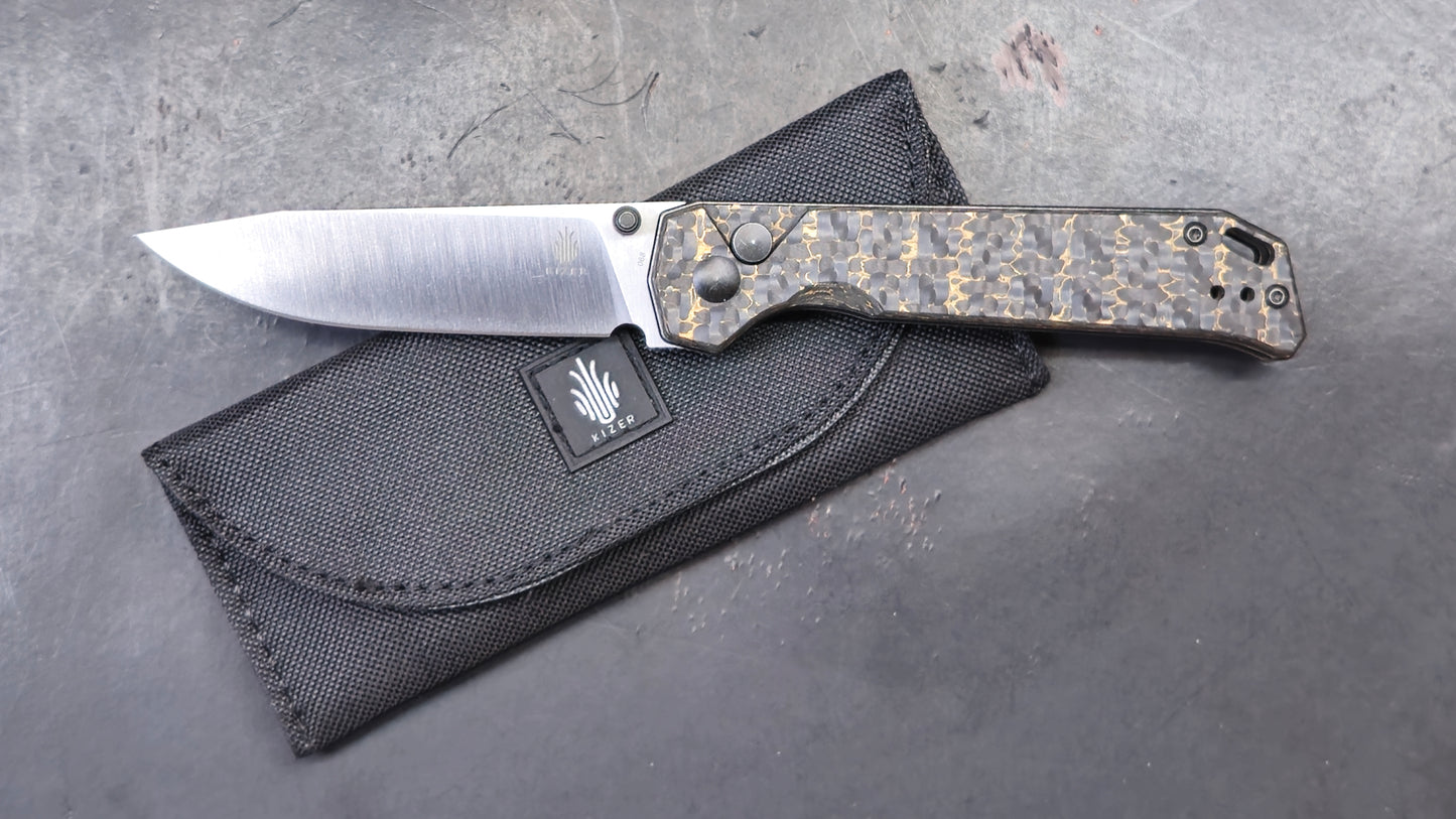 KIZER BEGLIETER2 Begleiter2 Fatcarbon CPM 20CV (USED)