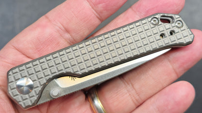 KIZER BEGLIETER MINI Frag Titanium Handle with M390 (NEW)